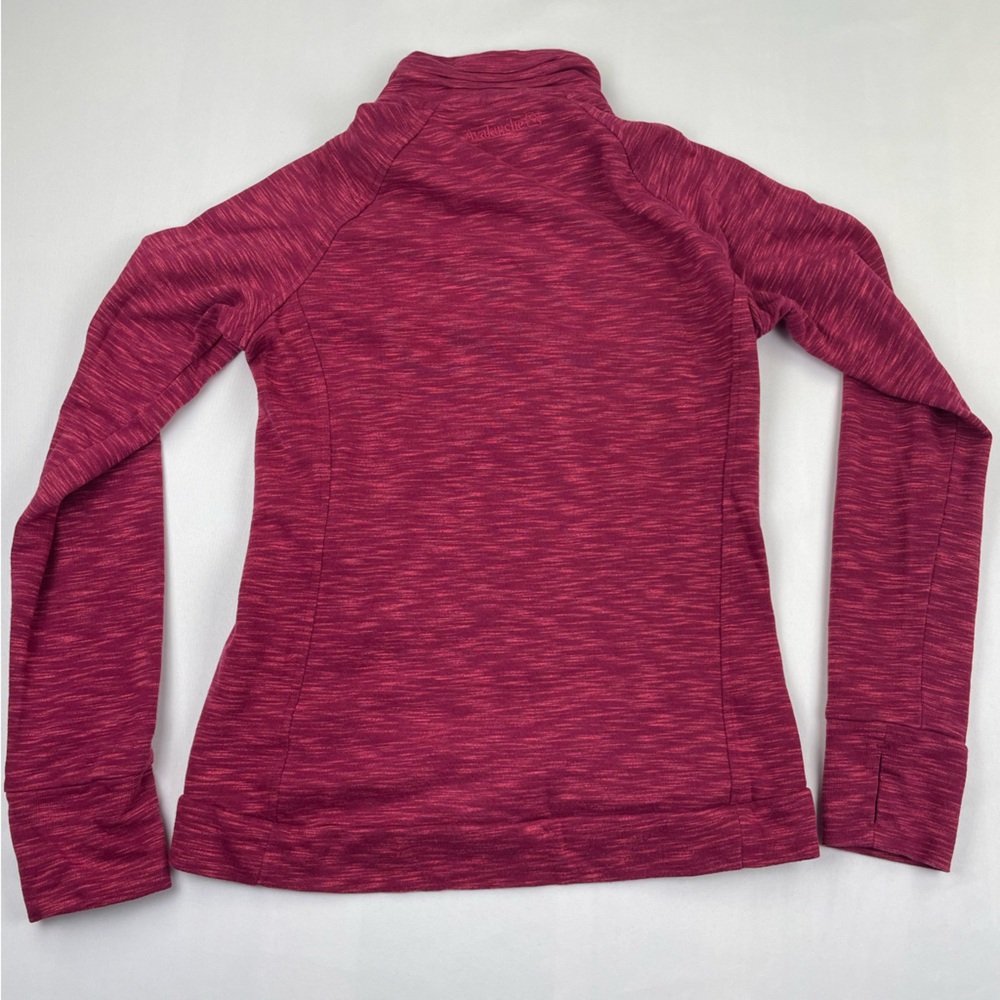 Avalanche Sweatshirt Womens Small Pink Two Tone 1/4 Button Pullover Jacket - Picture 6 of 9